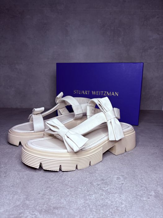 Stuart Weitzman Sofia Nolita Sandal Cream