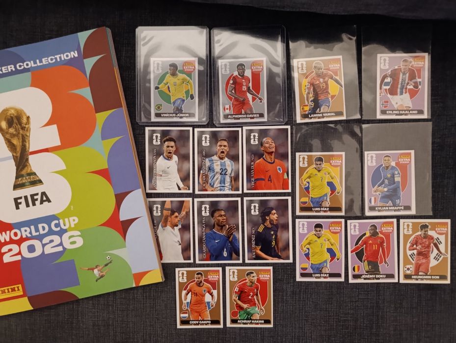 Mundial 2026: Caderneta, extras, Coca-cola.