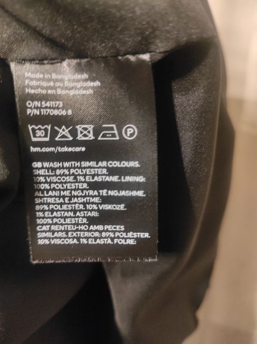 Płaszcz oversize H&M Czerny