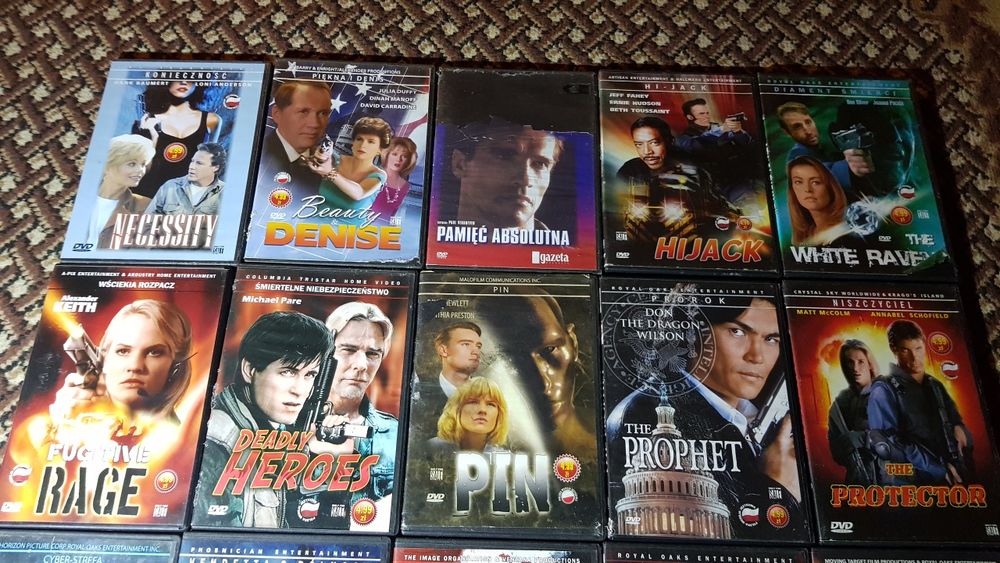 Stare dobre filmy na Płytach DVD 15szt.