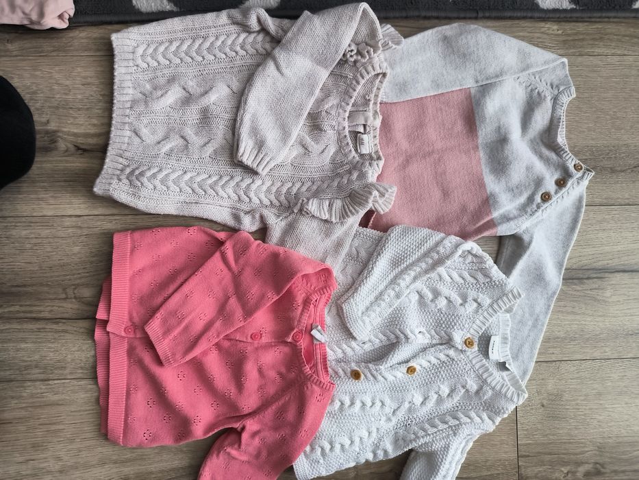 Paczka ubrań dla dziewczynki 62/68 h&m