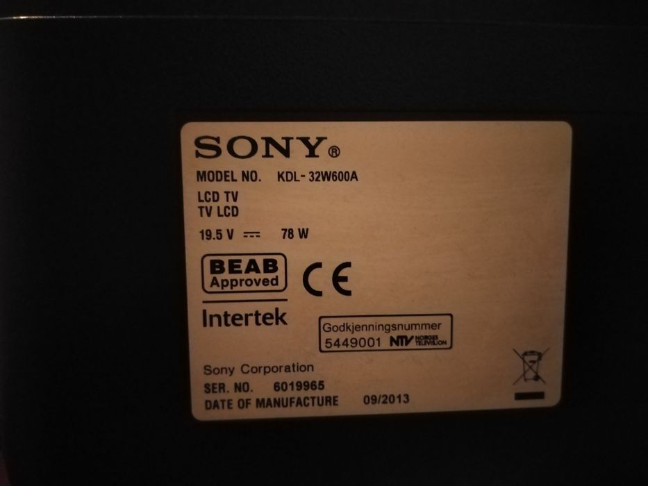 smart tv sony bravia 32''