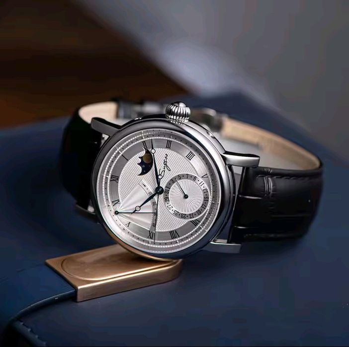 Механічний чоловічий годинник Segess s426 автопідзавод. Омаж Breguet