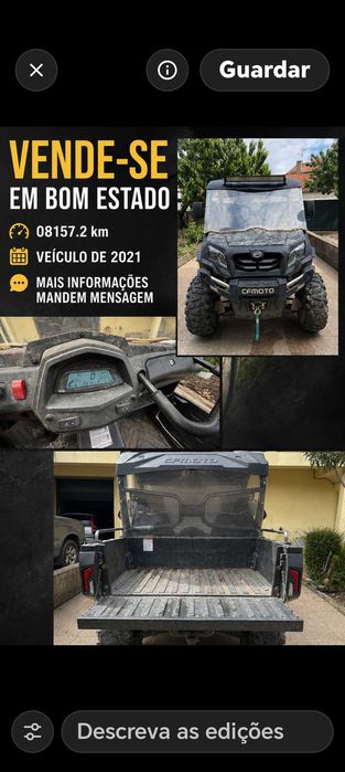 Buggy cf moto 550