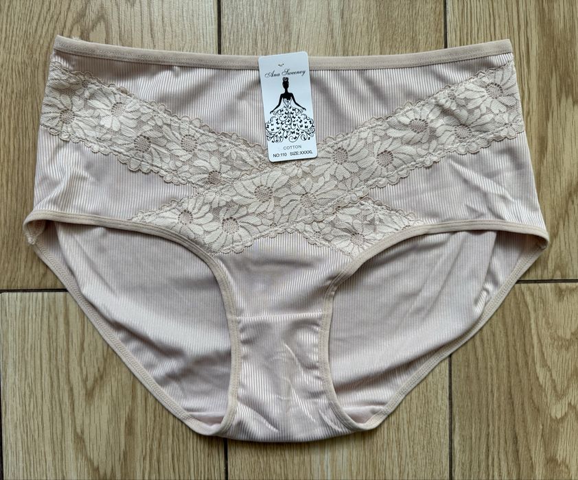 Beżowe wysokie majtki Ana Sweeney 4XL