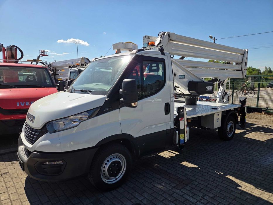 iveco podnośnik koszowy zwyżka 23 m cte zed 23.3 jhv multitel mj 226 isoli pnt 210j mercedes palfinger renault ruthmann tb220 cmc nissan socage