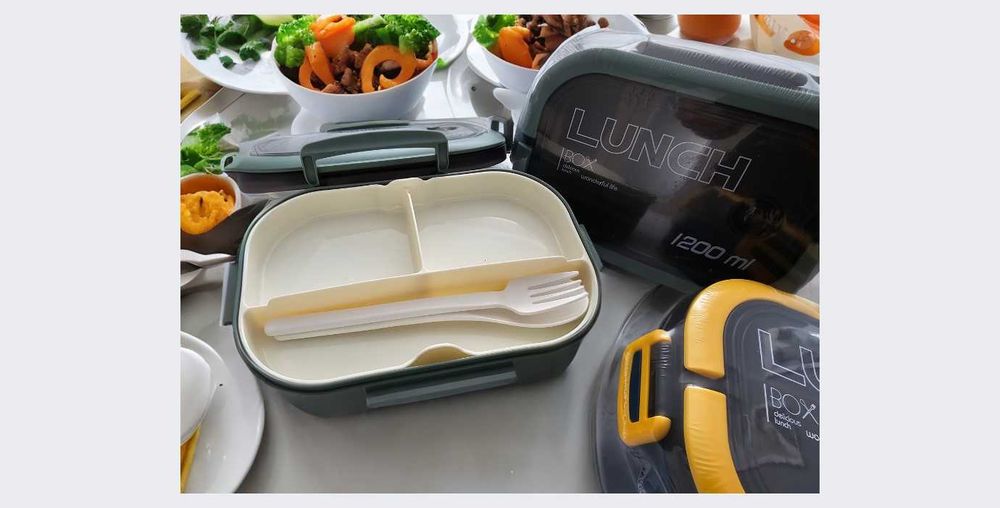 Pojemnik termiczny LunchBox Śniadaniówka Organizer na żywność Kubek