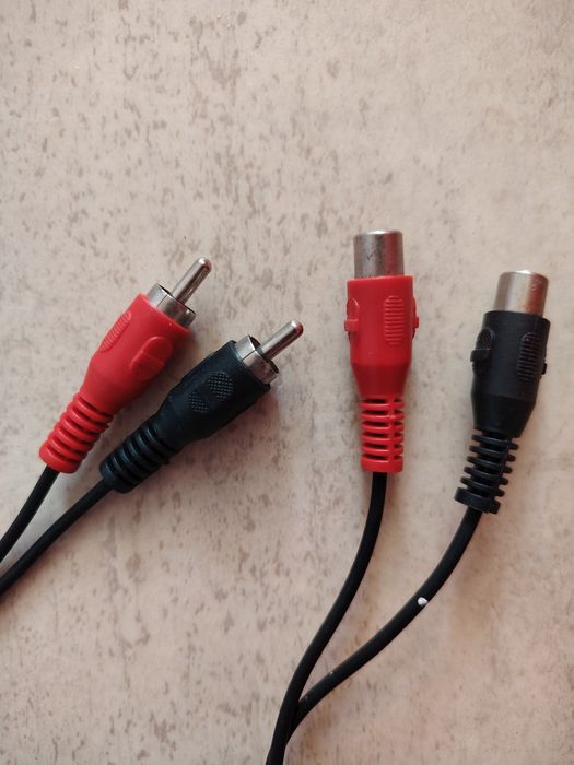 Kabel audio RCA (cinch) stereo – przedłużacz 2x2