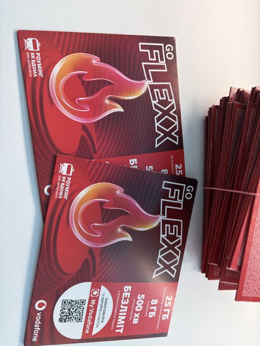 Сімкарти  vodafone тариф flexx