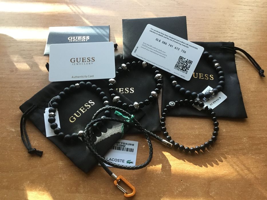 Guess.Lacoste,Coach браслет оригінал