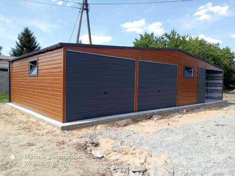 GARAŻ  blaszany, wiata. WZMOCNIONY PROFILAMI. Producent. Cała Polska