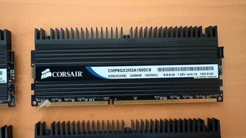 Kit 4GB (2x2GB) Corsair Dominator DDR3 1600MHz CL8 – Premium