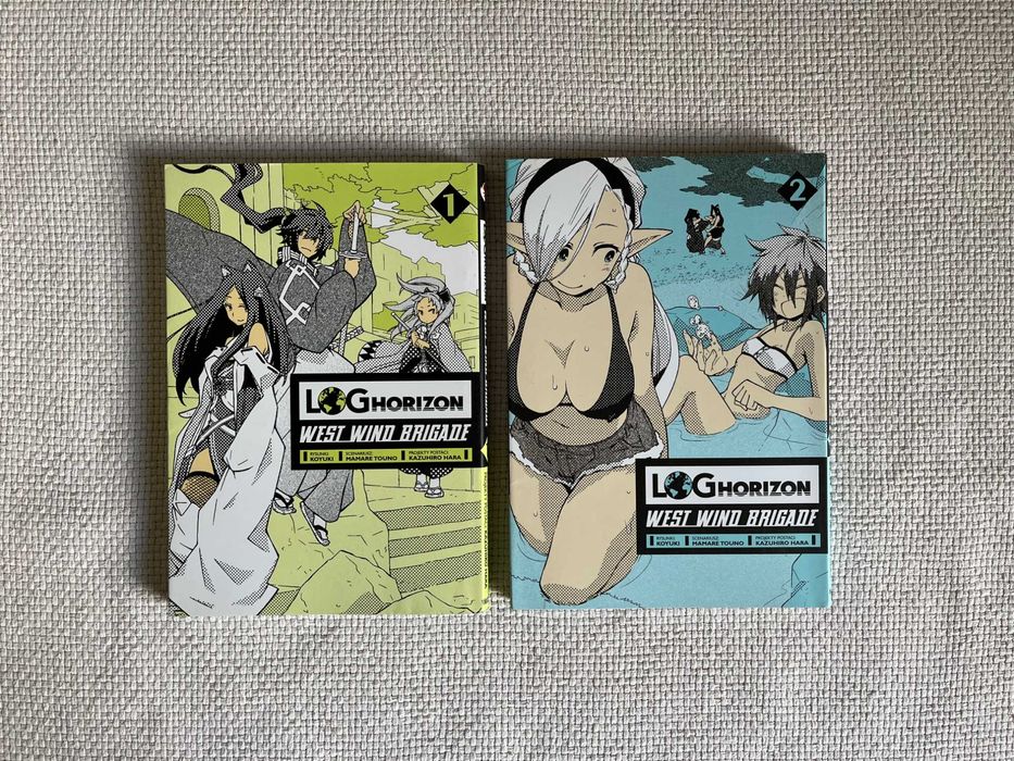 manga Log Horizon West Wind Brigade tomy 1-2