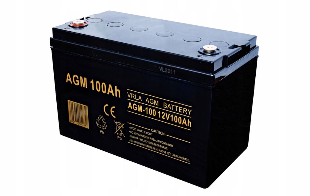 Акумулятор гелевий Volt Polska 100 Аг 12В AGM VRLA для ДБЖ ИБП