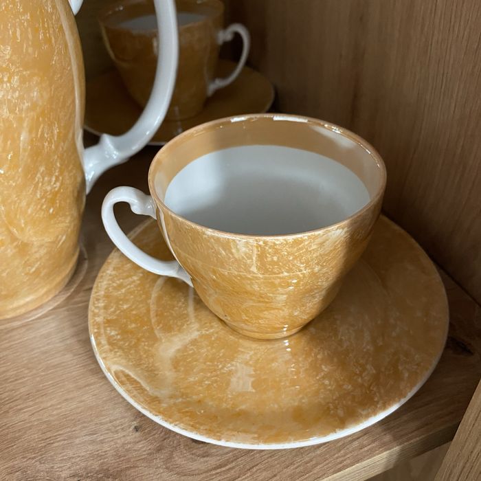 Zestaw kawowy z porcelany