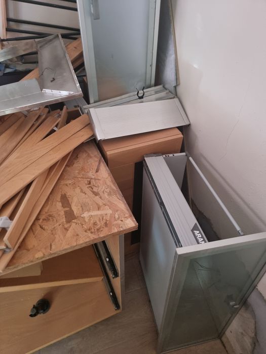 Cozinha com varios modulos