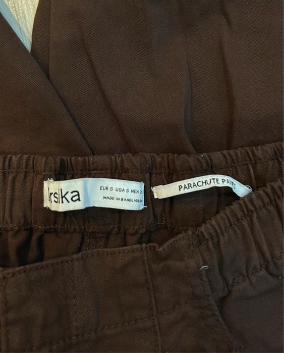 Spodnie parachute bershka