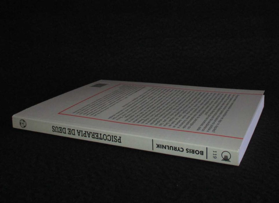 Livro Psicoterapia de Deus Boris Cyrulnik