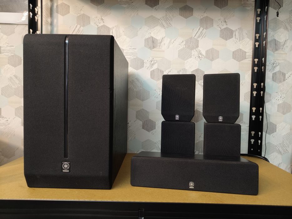 Subwoofer aktywny Yamaha SW-P270 4 satelity NX-E270 głośnik centralny