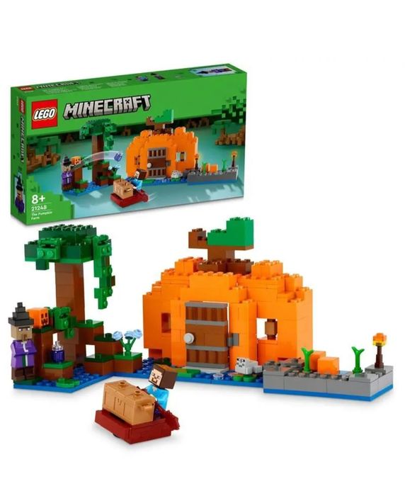 Конструктор LEGO Minecraft Гарбузова ферма 21248