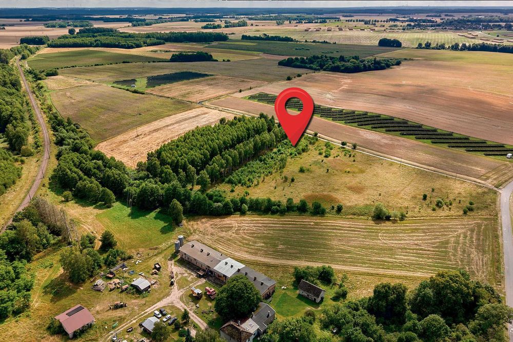 Działka budowlana 3000 m² z wydanymi WZ na wzniesieniu - Anielin, gm. Okonek