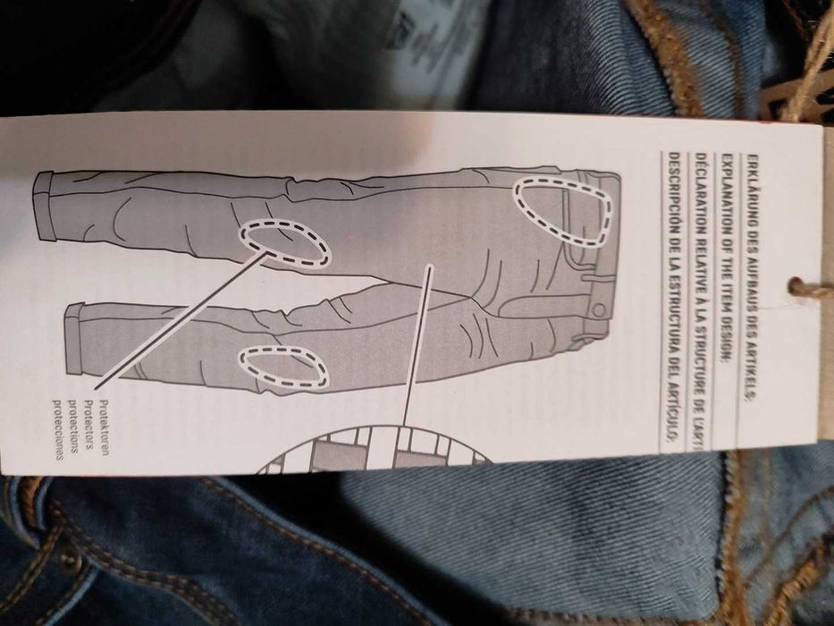 Мотоджинси з захистом  John Doe Monolayer Indigo