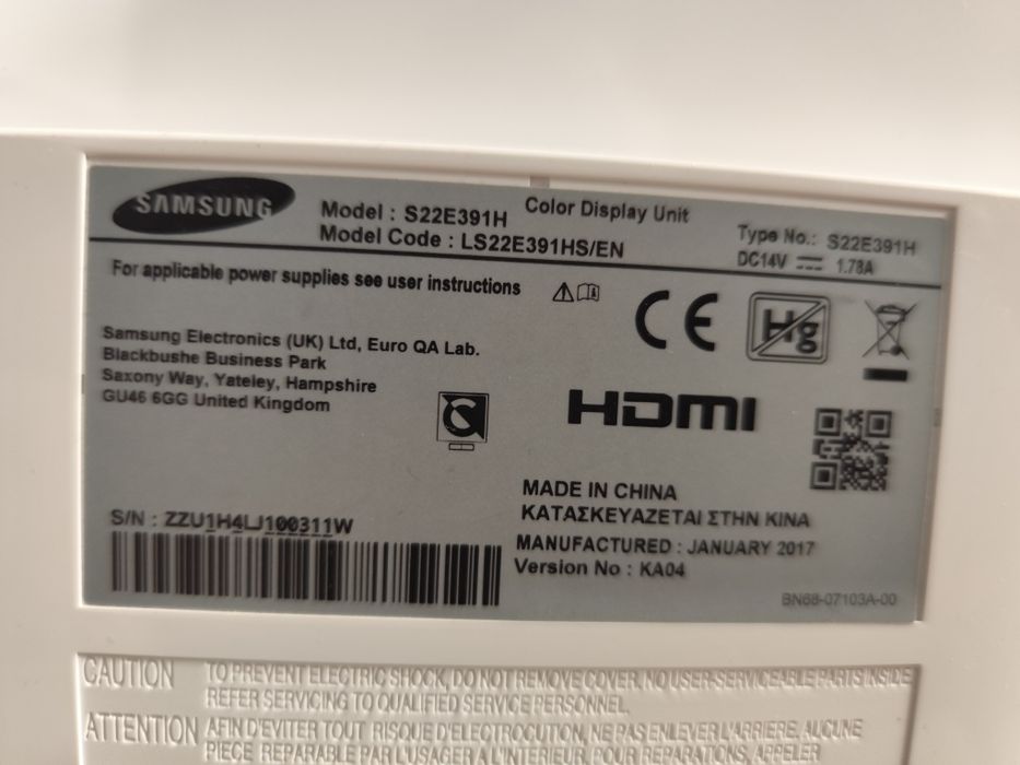 Monitor full HD Samsung