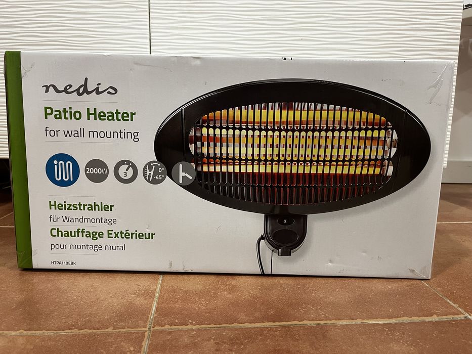 Aquecedor de Parede Exterior NEDIS 2000W