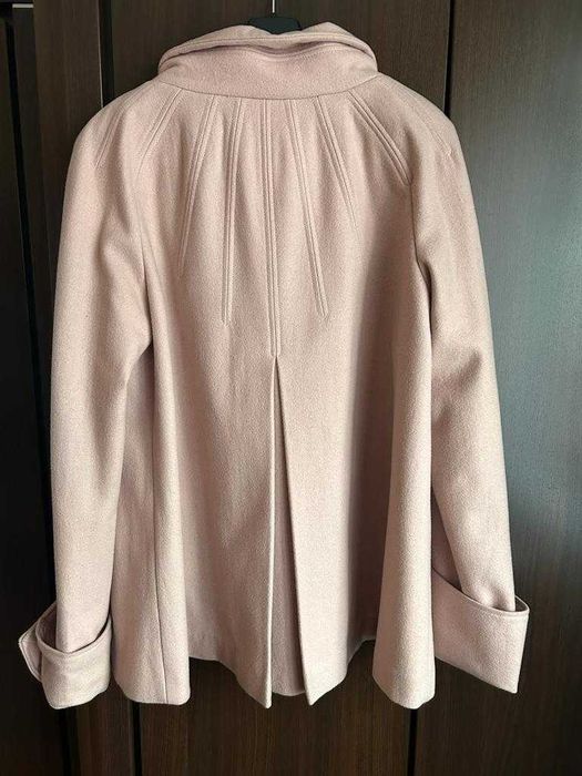 Kurtka Budrysówka Zara Basic - XL (42) - Wełna - Pudrowy Róż