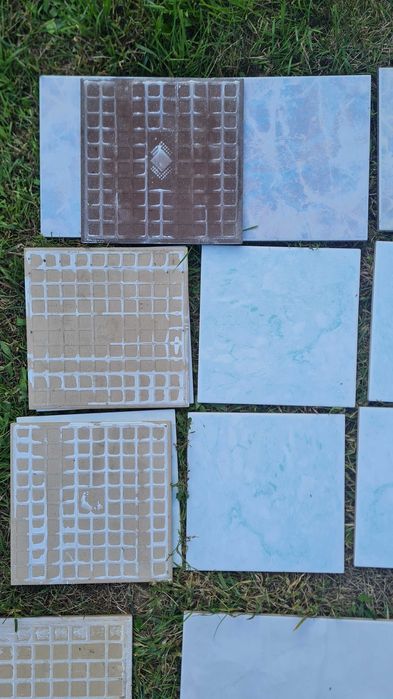 Płytki Opoczno/PILCH retro odcienie zieleni/niebieskiego/fioletu