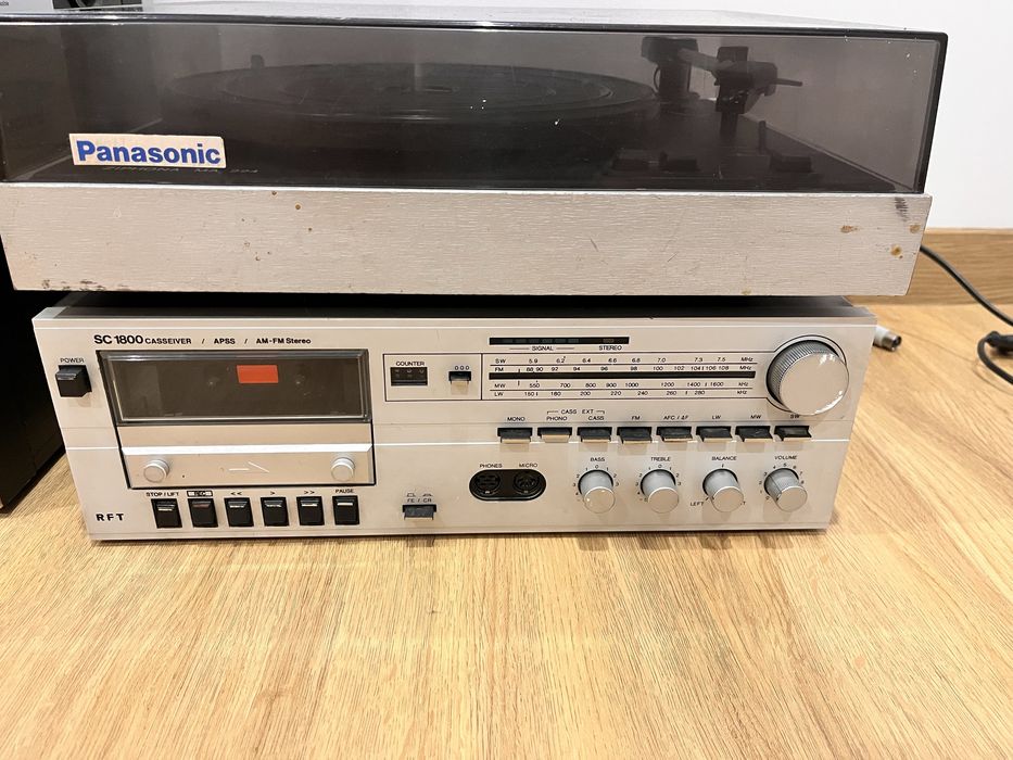 Amplituner RFT SC 1800 i gramofon