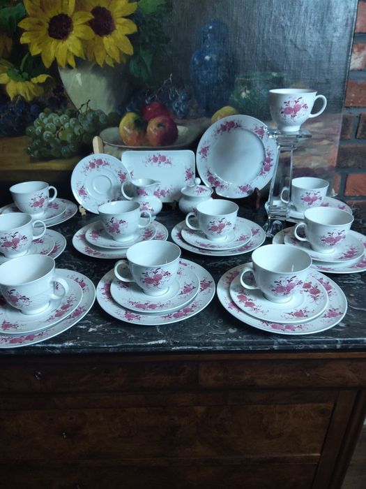 Porcelana.Serwis do kawy 10 osob.Seltmann.