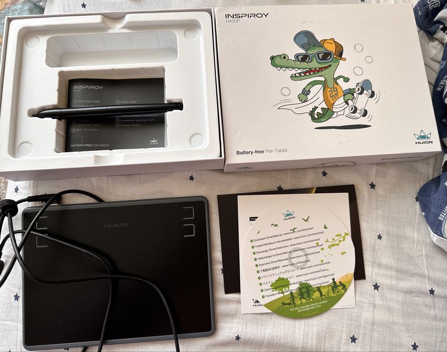 Графічний планшет Huion Inspiroy H430P Б/в, чудовий стан, повний комплект