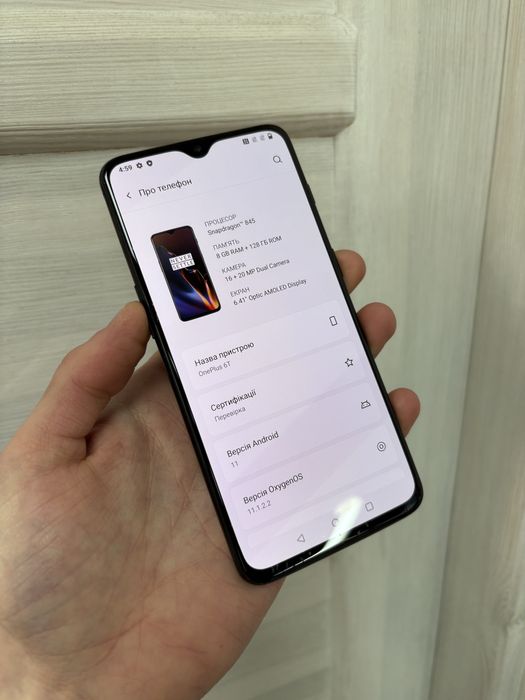 OnePlus 6T  8/128Gb Стан Гарний!