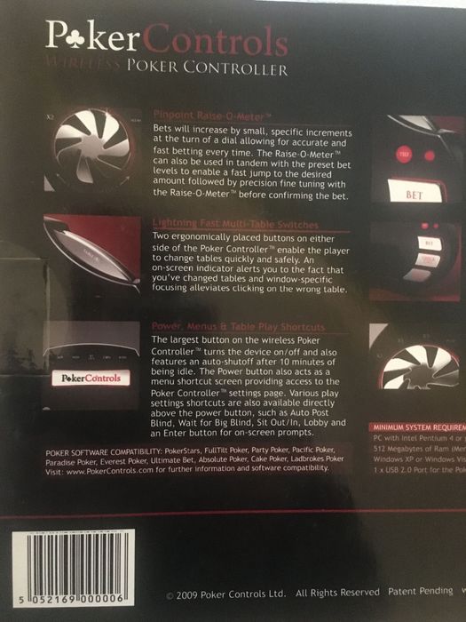 Poker Controls (Wireless)