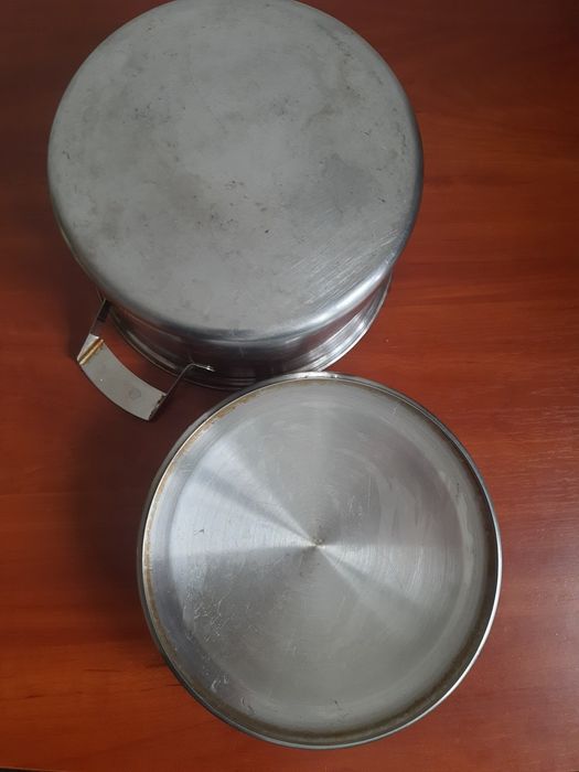 Кастрюля нержавейка 3л. СССР(не магнит.) алюминиевый казан 6 СССР