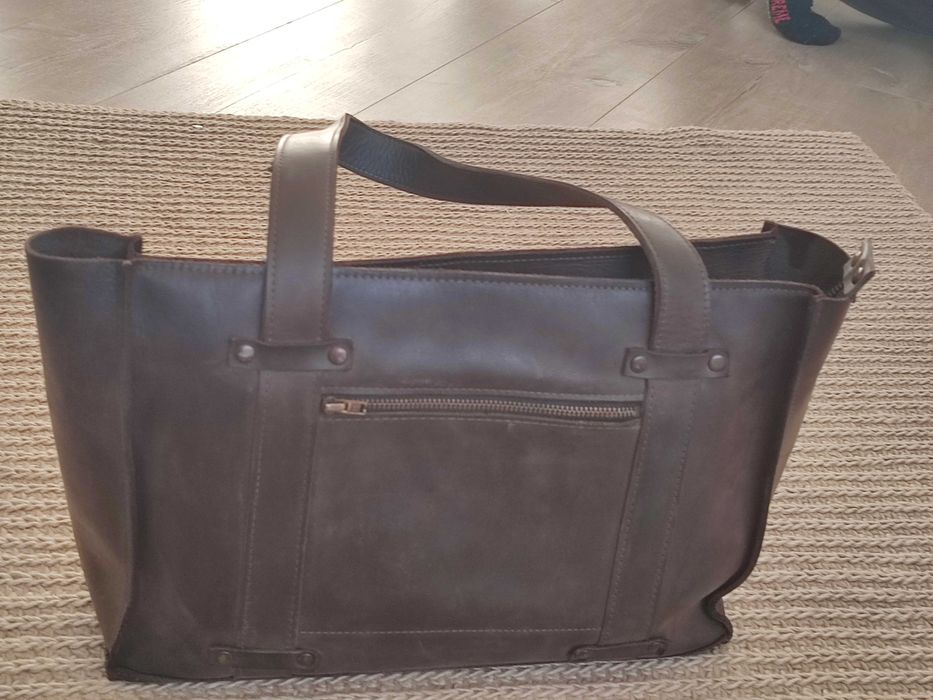 Сумка з натуральної шкіри crazy horse від українського виробника