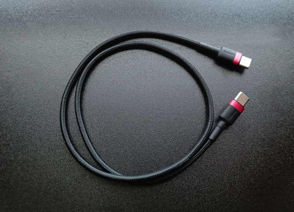 Кабель Baseus Cafule Type-C to Type-C 60W PD Quick charge 0.5m