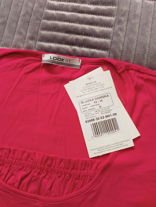 Nowy t-shirt bluzka damska r.36