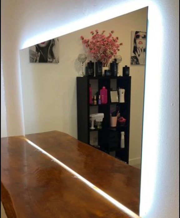 Espelho com led branco64550691330306121