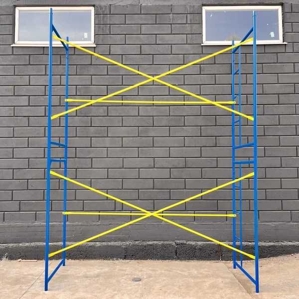 Сталеве рамне риштування з полімерним покриттям, вишка-тура підмостки