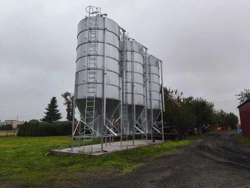Silos Zbożowy Paszowy Silosy 3/5/6/8/9/12/15/18/20/25/30/35/40 t Nowe