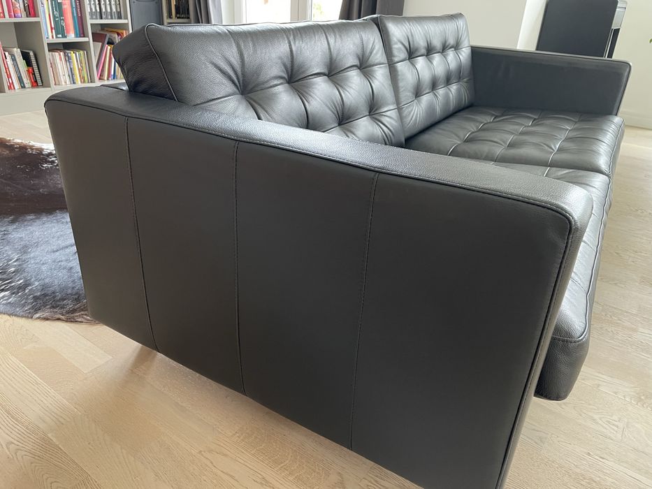 Sofa 3-osobowa czarna