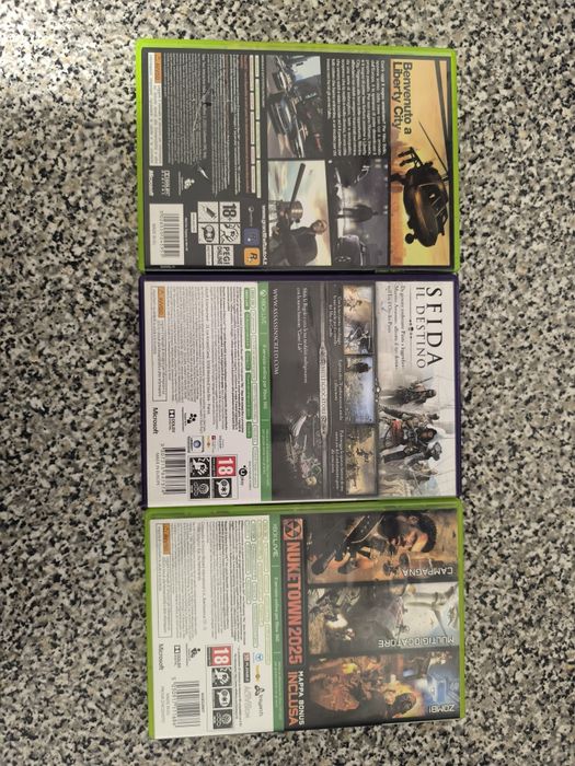 Grand theft auto 4/Assassin's Creed 4/Call of duty black ops 2 Xbox360