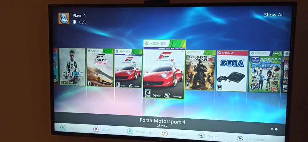 Xbox 360 RGH3 -100% sprawna, kinect,2 pady,250GB, Gry, Emulatory retro