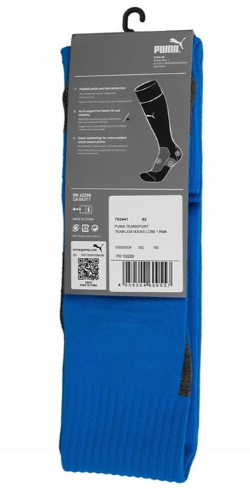 Getry piłkarskie Puma Liga Core Socks niebieskie  - 47-49