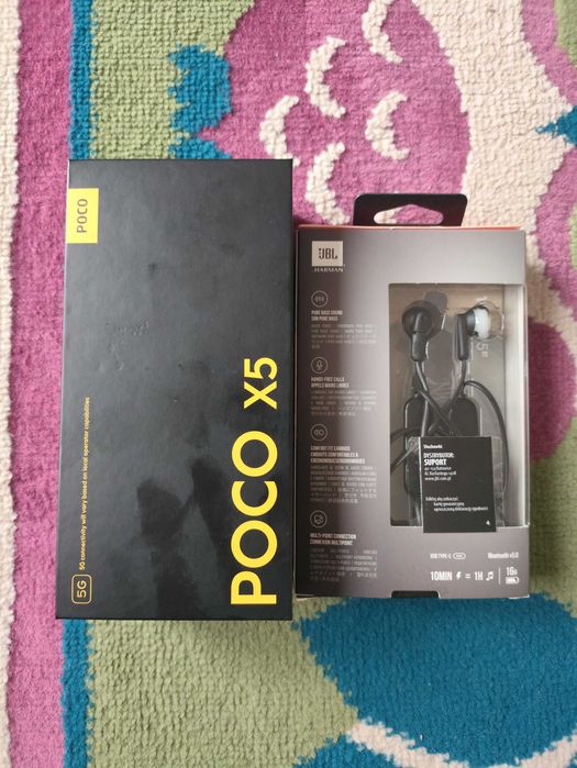 Ładowarka Sieciowa Motorola 33W + Poco X5 + Słuchawki JBL 215 BT Tune