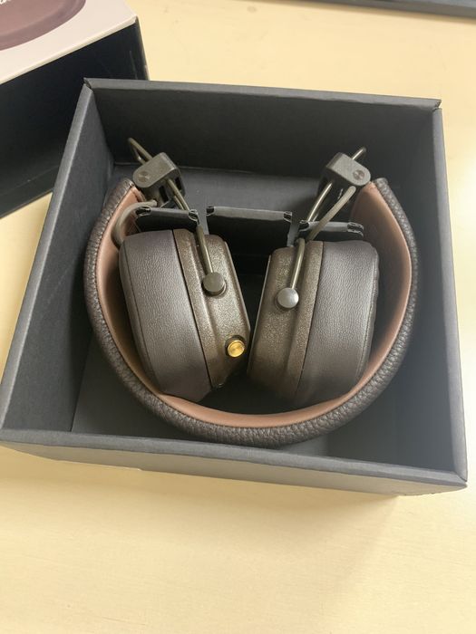 навушники Marshall major IV коричневі