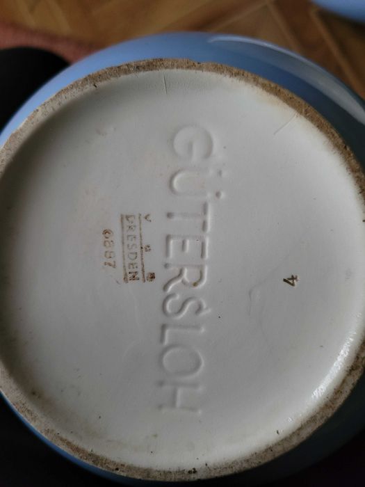 Dzban i misa, komplet ceramiczny, toaletowy - retro