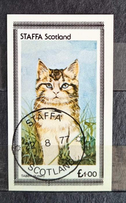 Znaczek pocztowy - Koty - Wyspa Szkocji